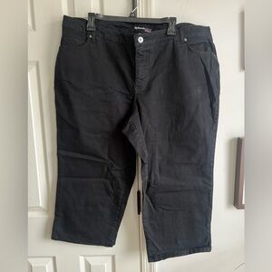 Black Capri denim pants- Style & co 20W
